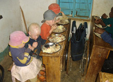 Children eating