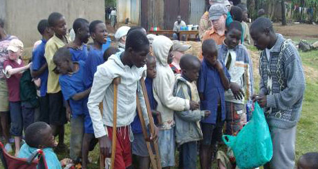 Children at the Mugeza school